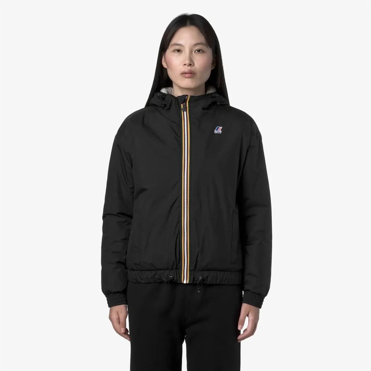 K2133FW LE VRAI 4.0 ALBINE ORSETTO NERO K-WAY