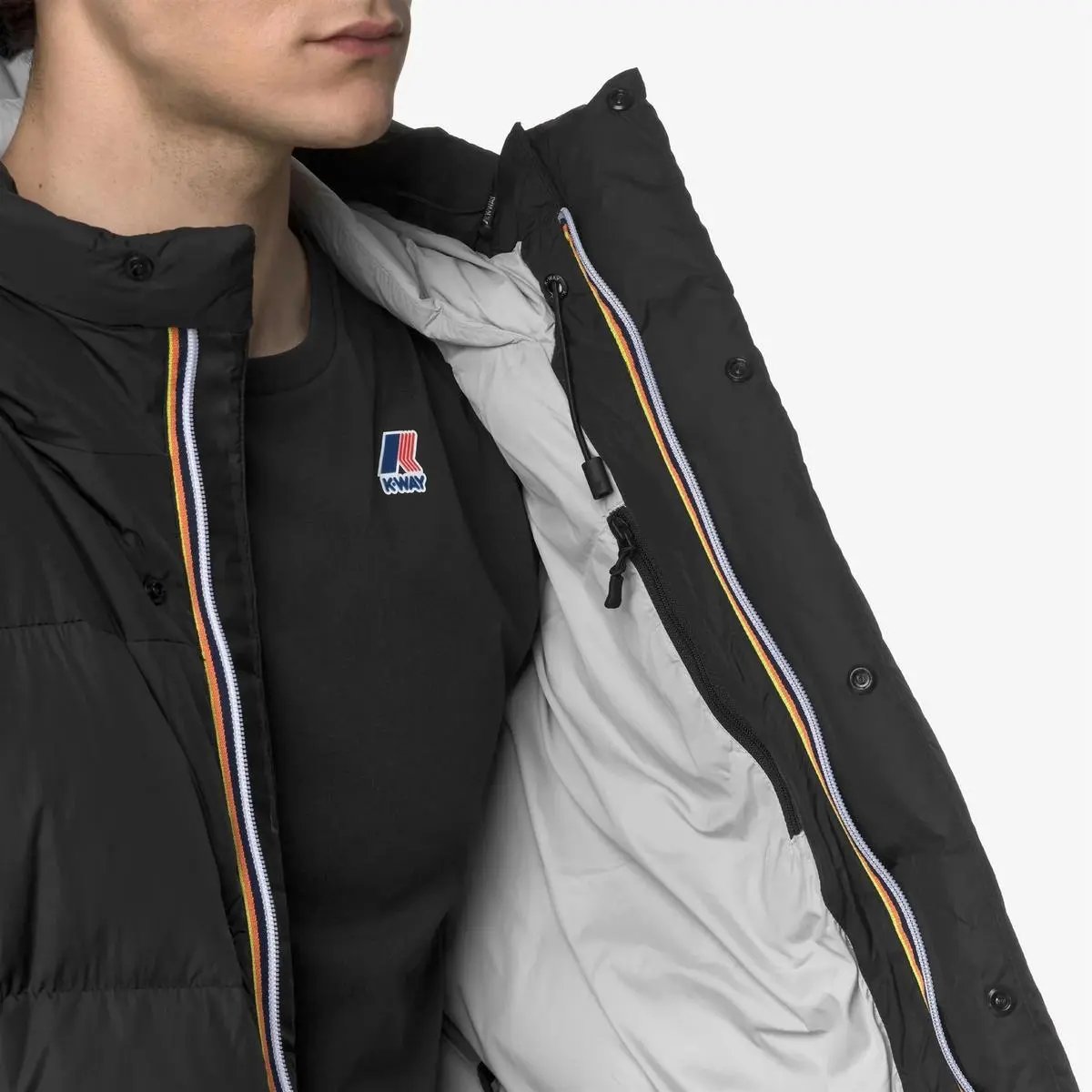 K5141QW LE VRAI 4.0 AURELE HEAVY WARM NERO K-WAY