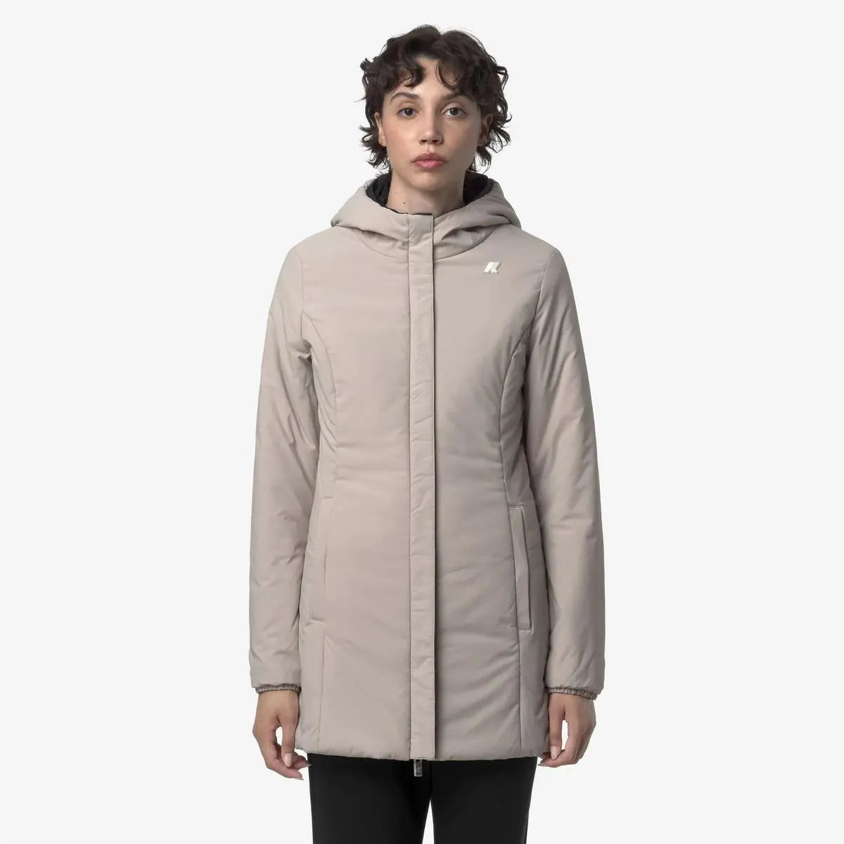 K6128UW DENISE ST WARM DOUBLE NERO/BEIGE K-WAY