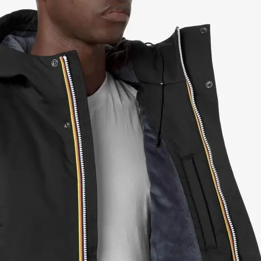 K8133FW JARNO TWILL MARMOTTA NERO K-WAY