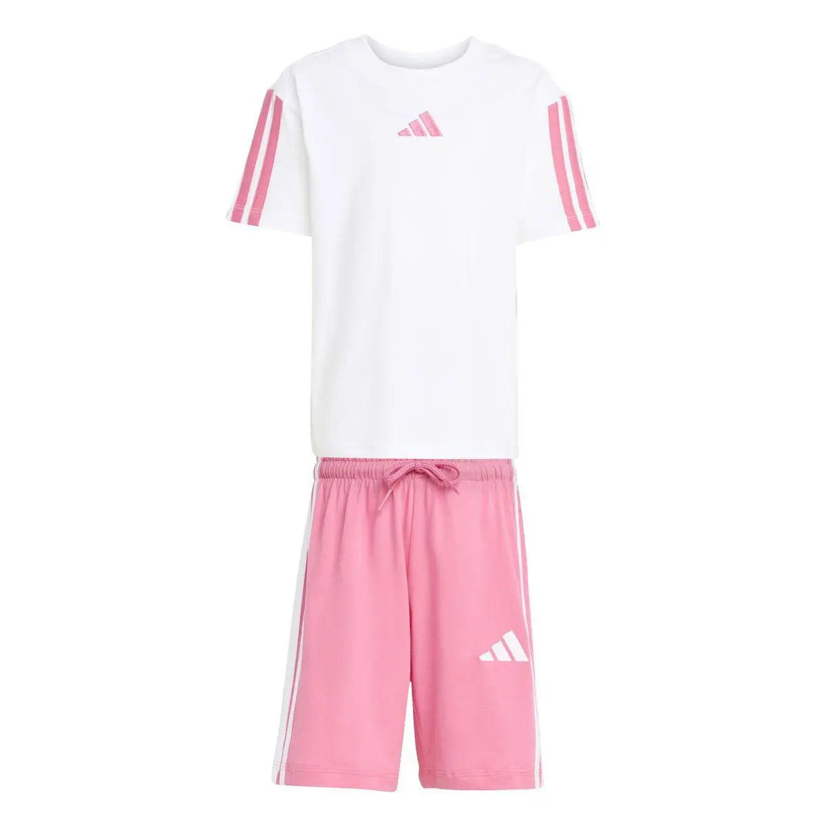 KC6147 LK 3S T-SET 160 BIANCO/ROSA ADIDAS