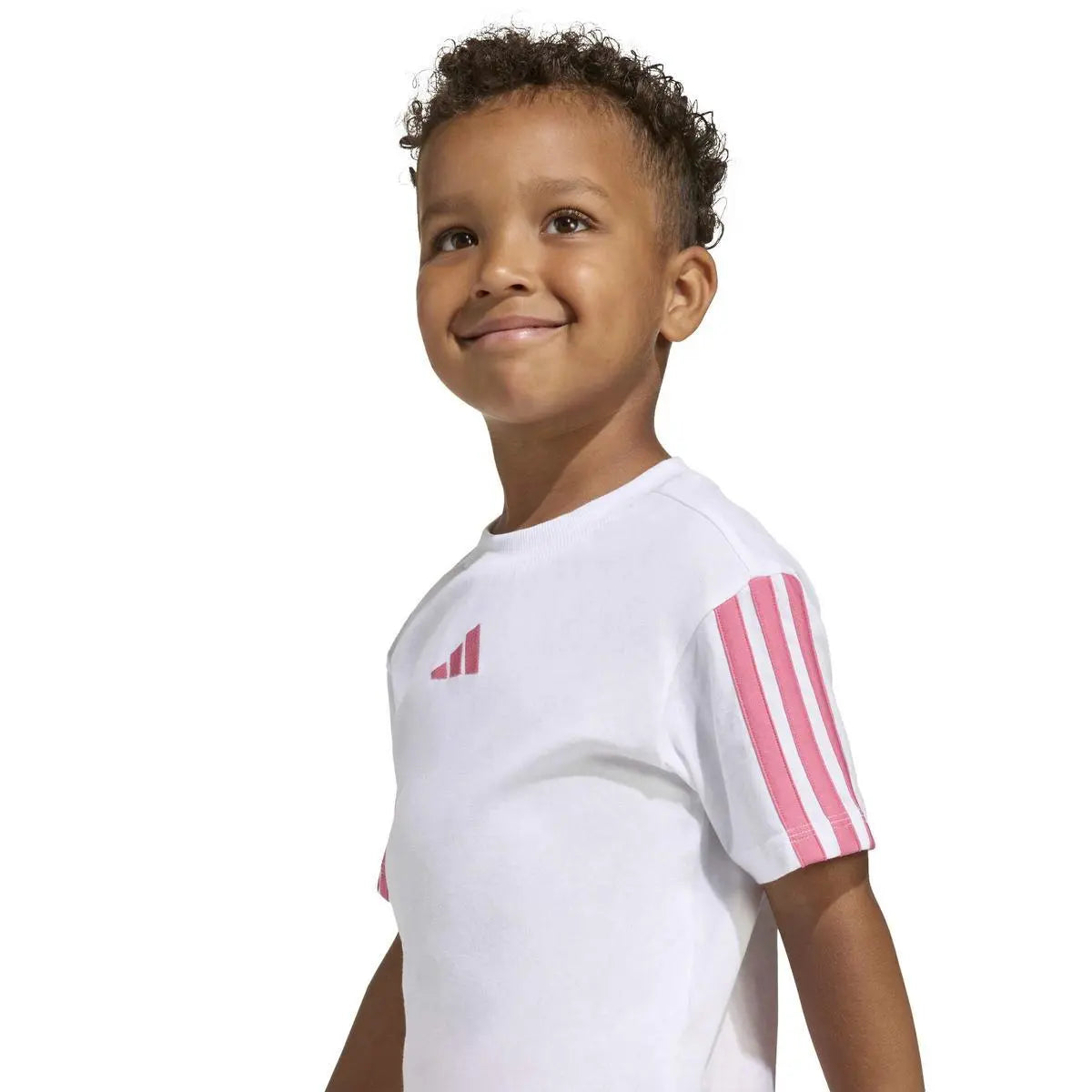 KC6147 LK 3S T-SET 160 BIANCO/ROSA ADIDAS