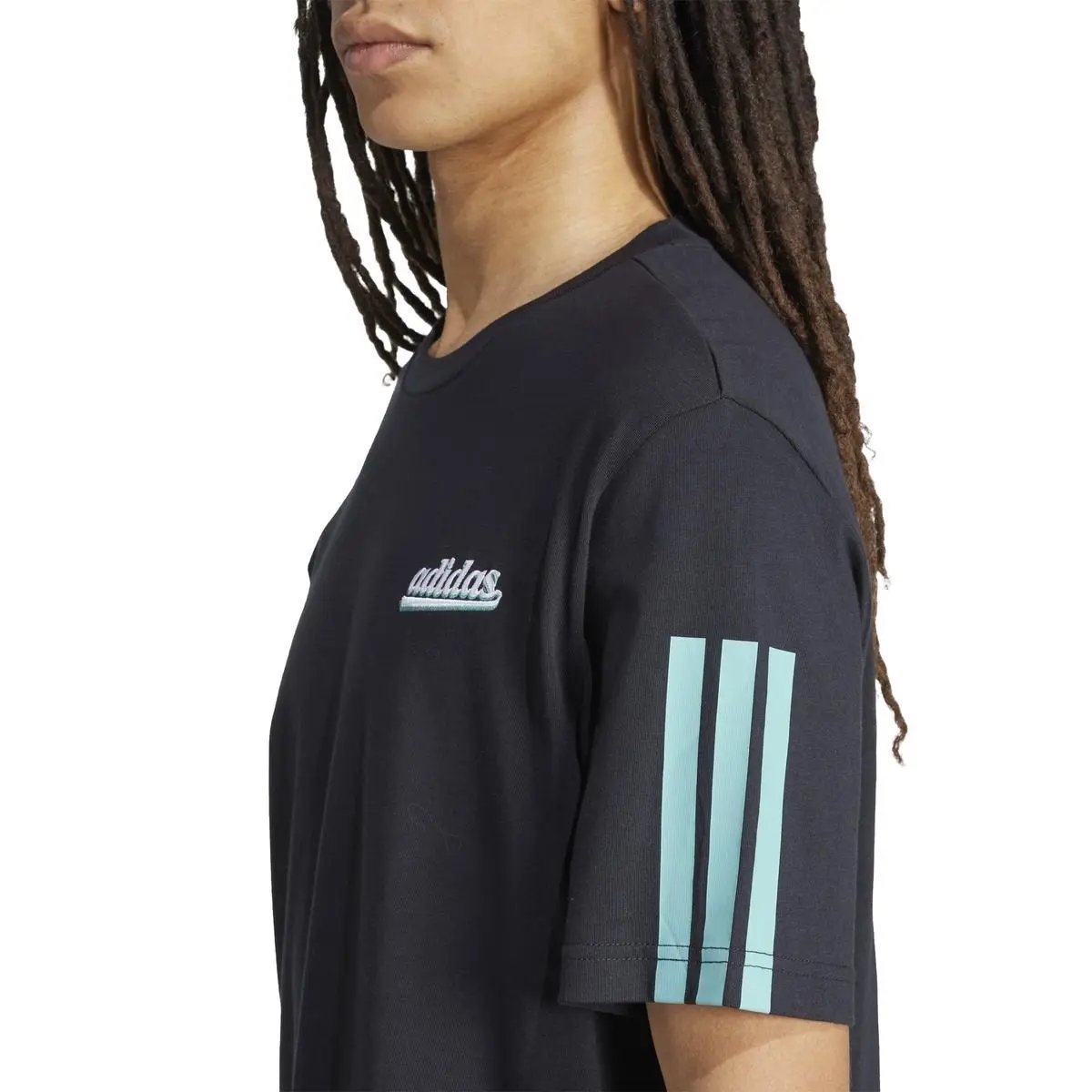 KD2259 M SCRIPT TEE NERO ADIDAS