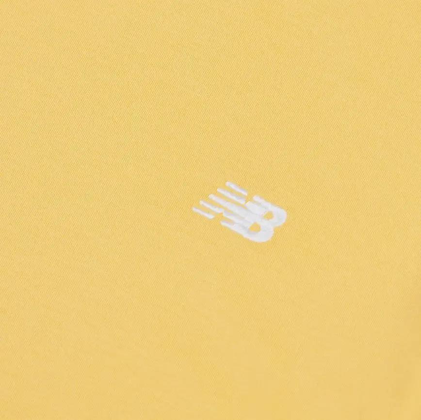 LAKB0001 JERSEY SMALL LOGO TEE GIALLO NEW BALANCE