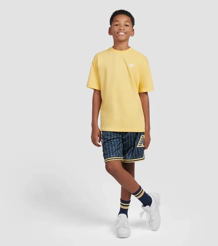 LAKB0001 JERSEY SMALL LOGO TEE GIALLO NEW BALANCE