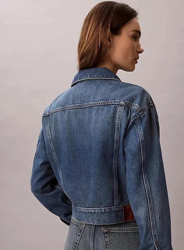 LV047F775G 90s TRUCKER BLU CALVIN KLEIN