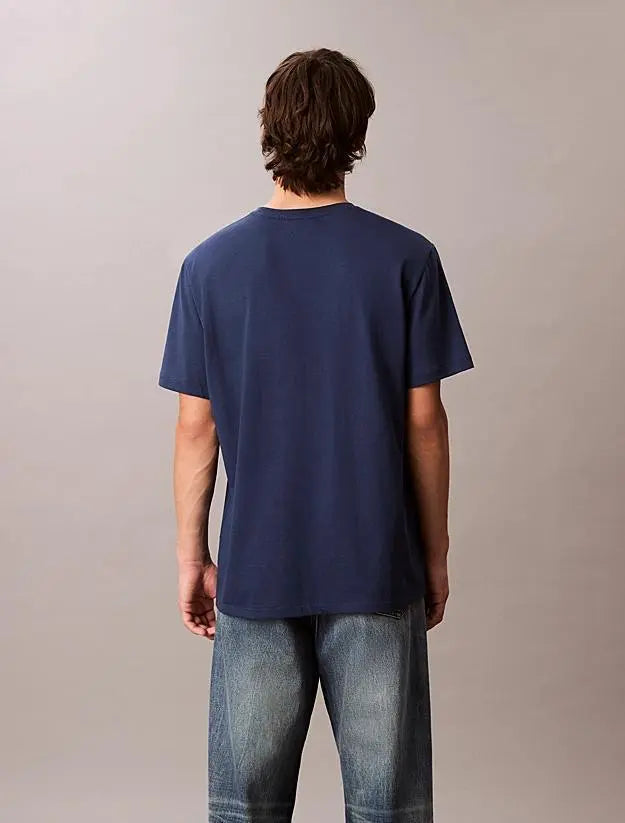 LV04RC275G SS EASY MONOGRAM TEE BLU CALVIN KLEIN