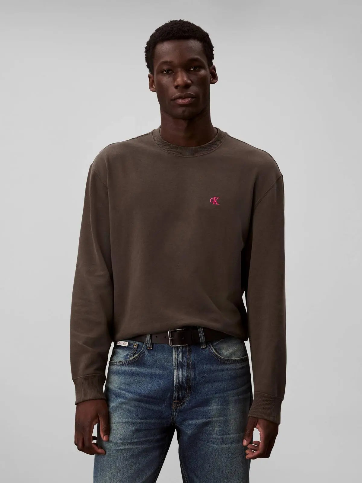 LV04RC296G LS EU 350TERRY MONOG. MORO CALVIN KLEIN