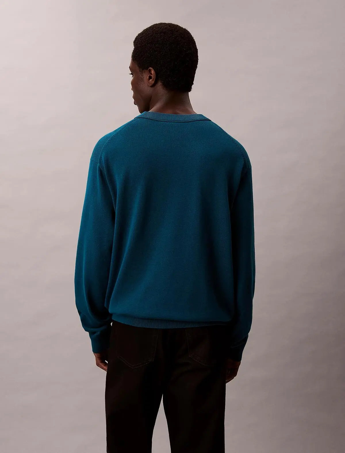 LV04RC309G LS EZ COTT.CREWNK BLU MARE CALVIN KLEIN