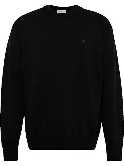 LV04RC309G LS EZ COTT.CREWNK NERO CALVIN KLEIN