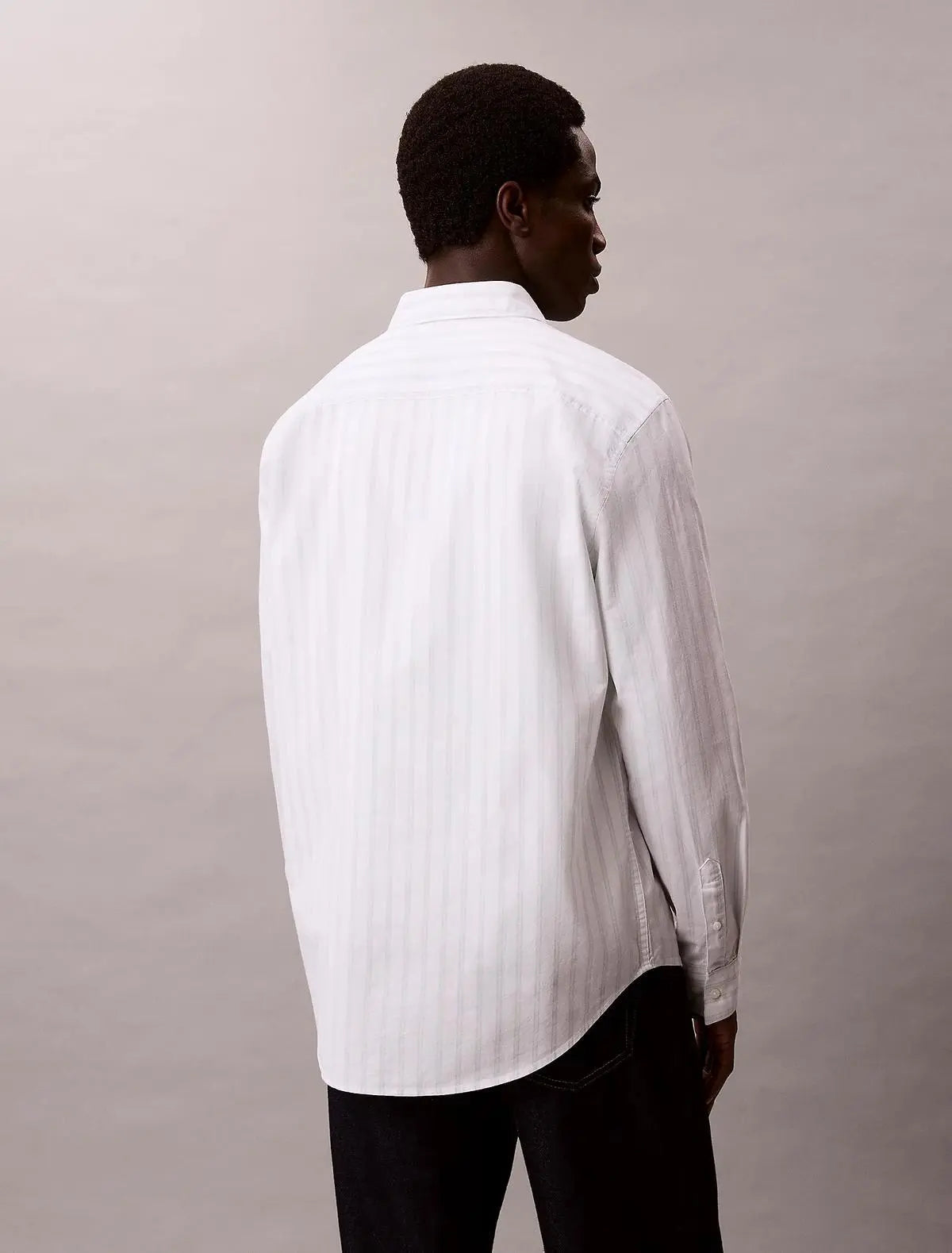 LV04RD109G LS STR.OXFORD CLASS.SHIRT BIANCO CALVIN KLEIN