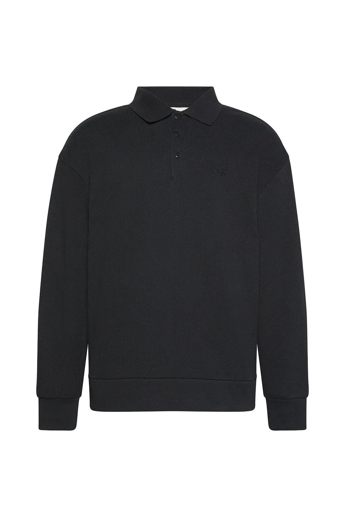 LV04RD224G LS SWEATER-KNIT NERO CALVIN KLEIN