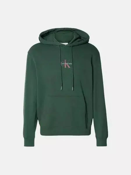 LV04RD243G LS EU 350TERRY MICRO HOOD VERDE SCURO CALVIN KLEIN