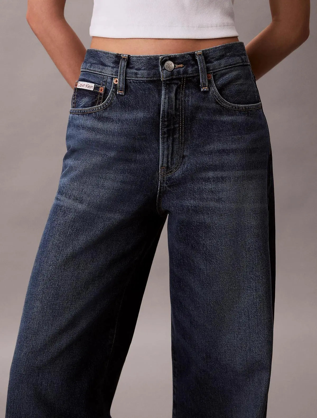 LV147B933G THE WIDE LEG TINTED HORSESHOE INDACO CALVIN KLEIN