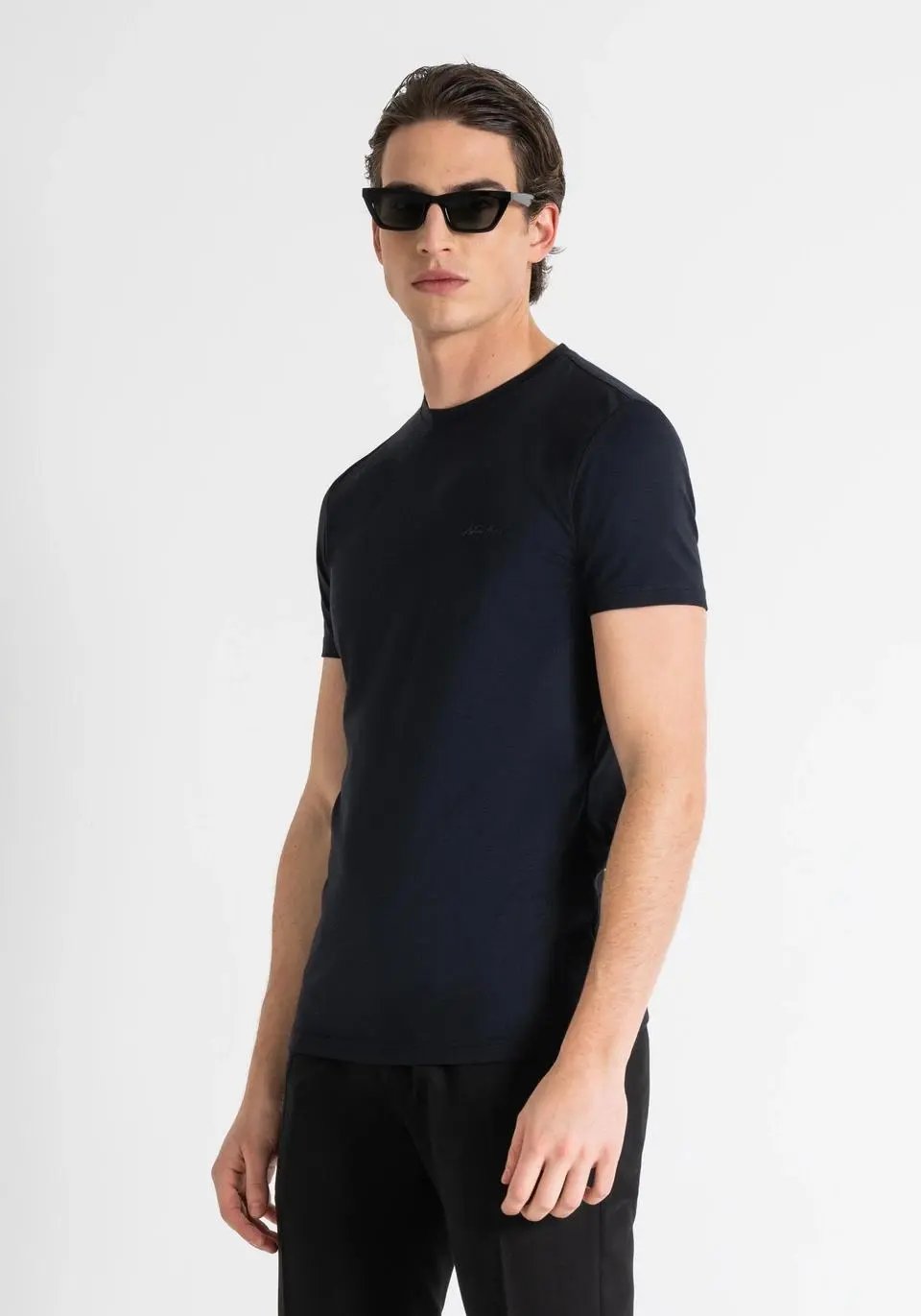 MMKS02324 FA120031  T-SHIRT SUPER BLU ANTONY MORATO