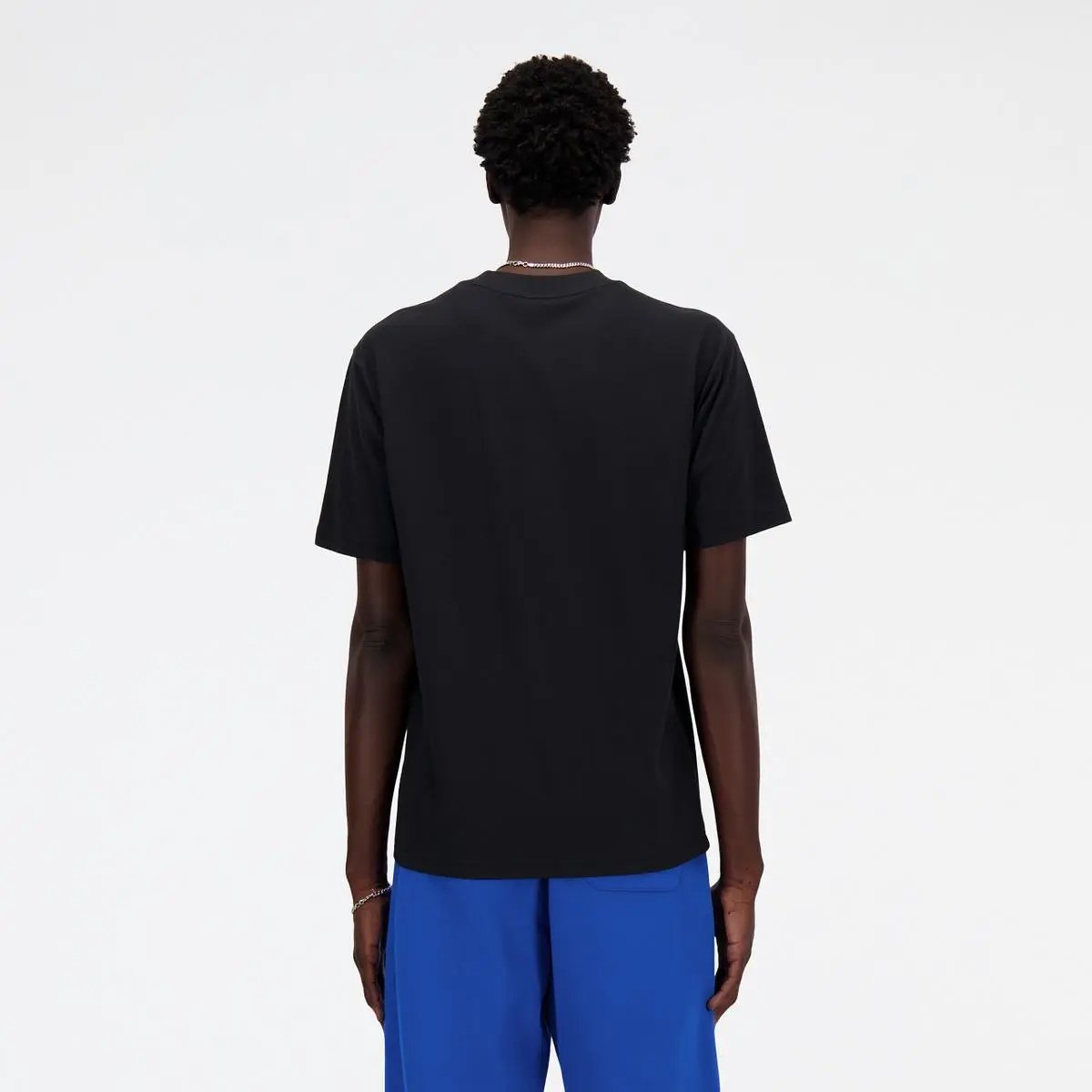 MT41509 SPORT ESSENTIALS COTTON T-SHIRT NERO NEW BALANCE