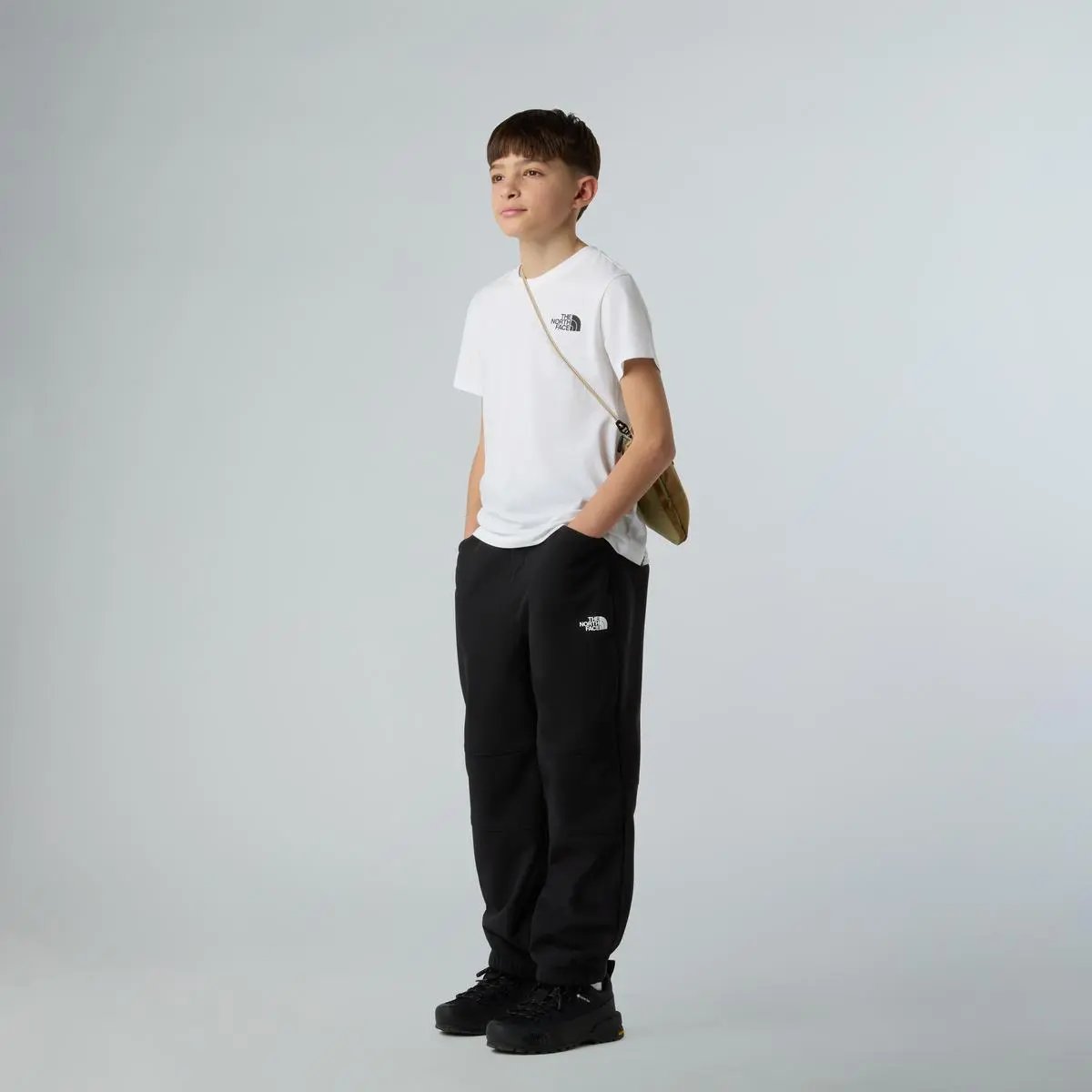 NF0A87T4 TEEN S/S SIMPLE DOME TEE BIANCO THE NORTH FACE