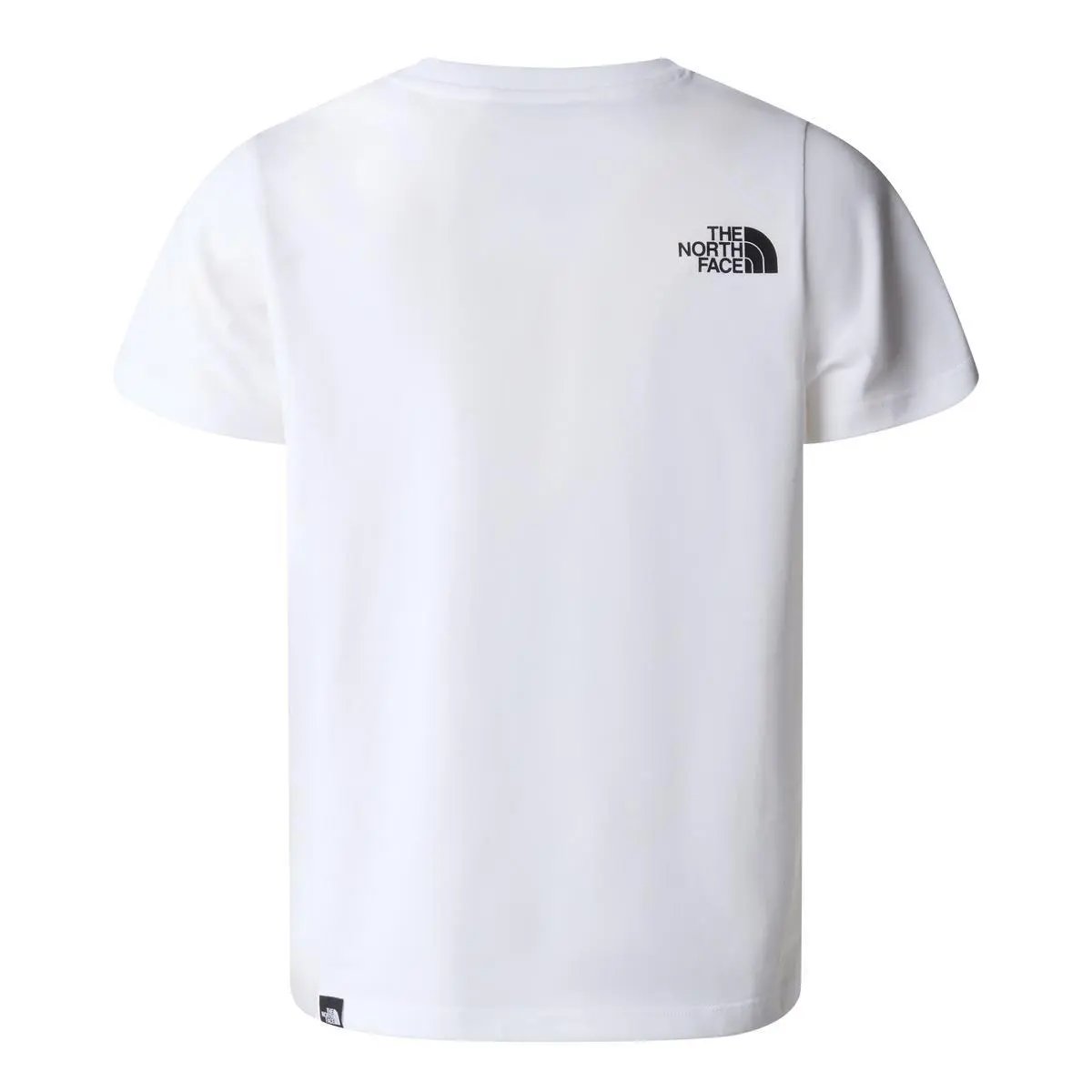 NF0A87T4 TEEN S/S SIMPLE DOME TEE BIANCO THE NORTH FACE