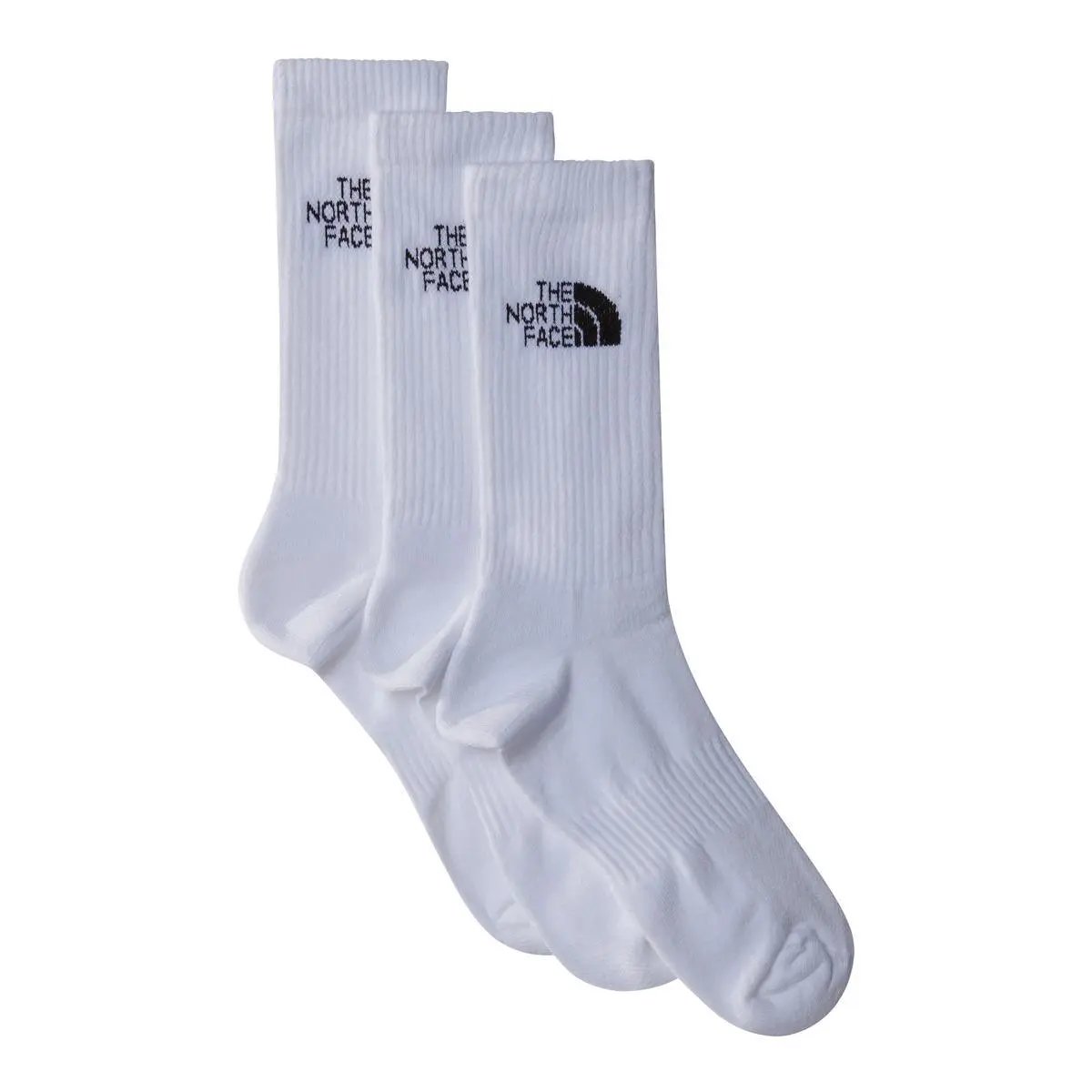 NF0A882H MULTI SPORT CREW SOCK 3P BIANCO THE NORTH FACE