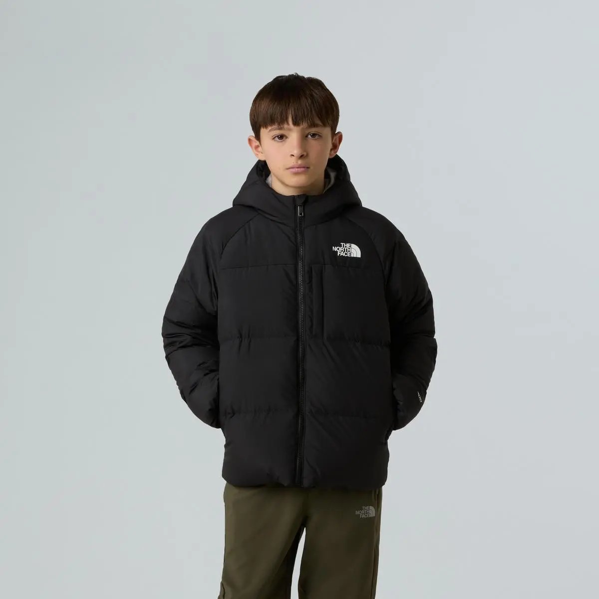 NF0A88TX B NORTH DOWN HOODED NERO THE NORTH FACE