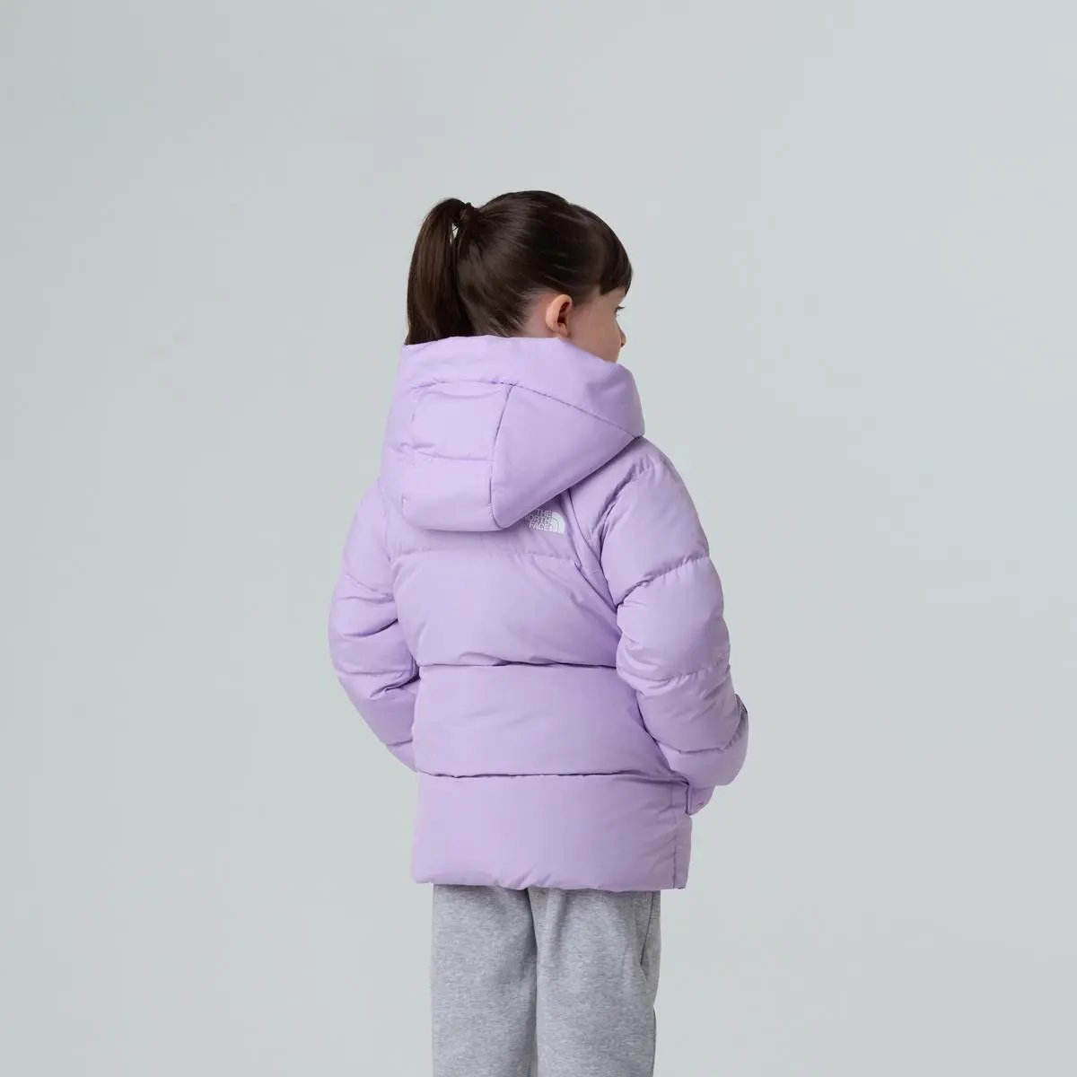 NF0A88VF KID ND FLC LINED PARKA QZI1.LILAC THE NORTH FACE