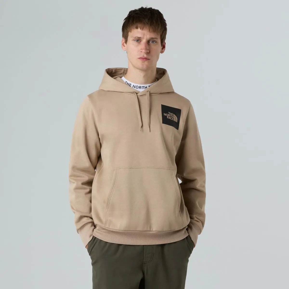 NF0A89EU M FINE HOODIE CAMEL THE NORTH FACE