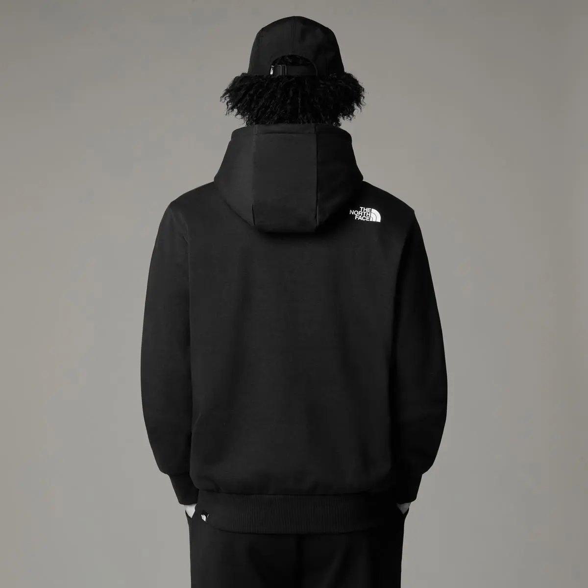 NF0A89EU M FINE HOODIE NERO THE NORTH FACE