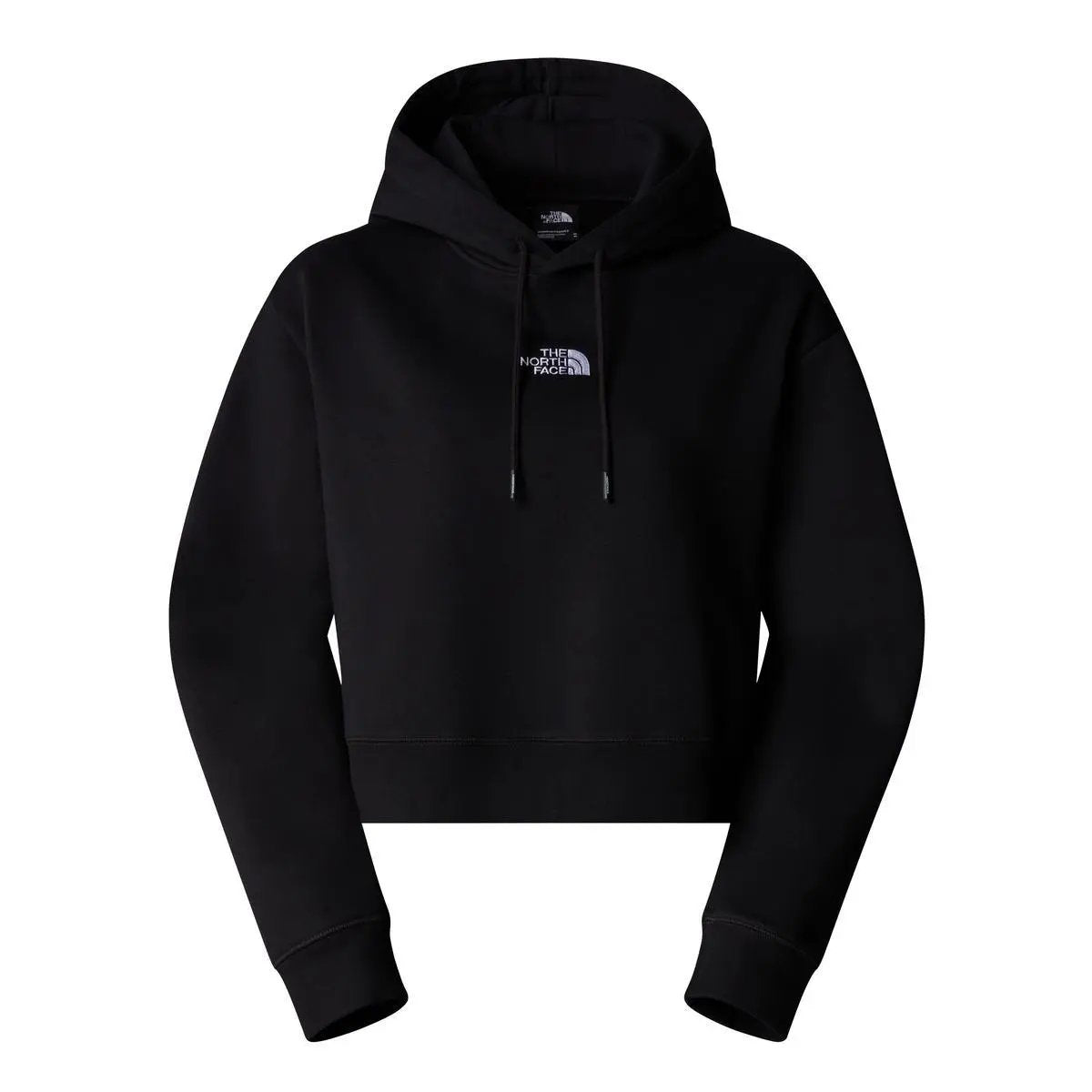 NF0A89EX W ESSENTIAL CROP HOODIE NERO THE NORTH FACE