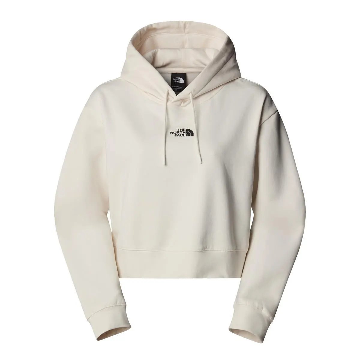 NF0A89EX W ESSENTIAL CROP HOODIE PANNA THE NORTH FACE
