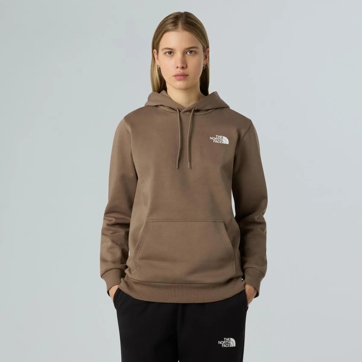 NF0A89EY W SIMPLE DOME HOODIE MARRONE THE NORTH FACE