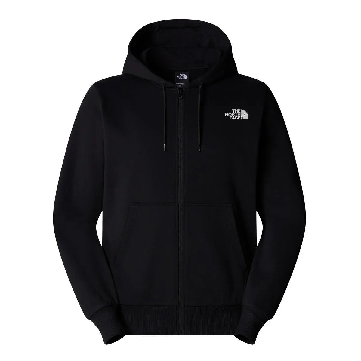 NF0A89FD M SIMPLE DOME FULL ZIP NERO THE NORTH FACE