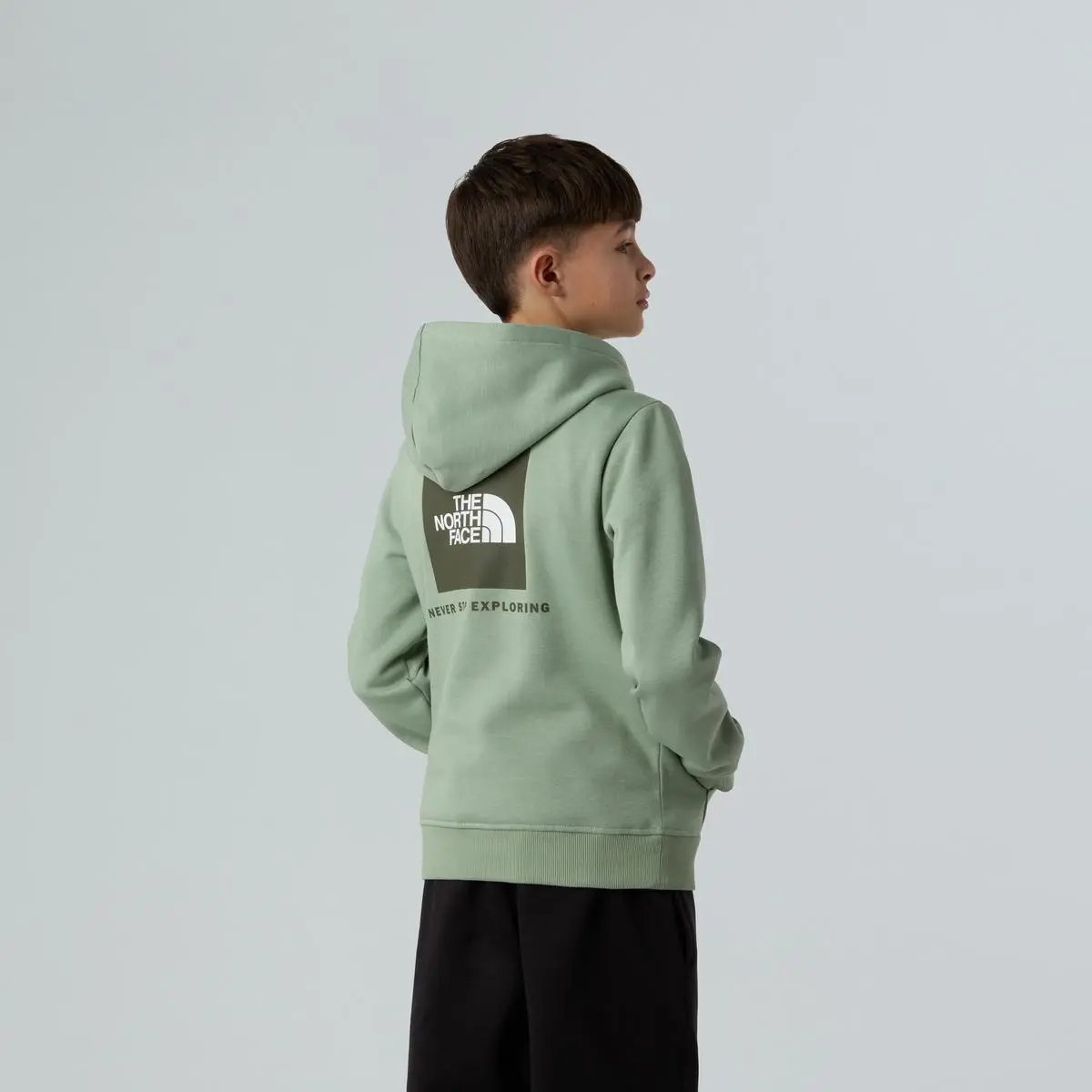 NF0A89H9 TEEN BOX NSE REG HOODIE VERDE THE NORTH FACE