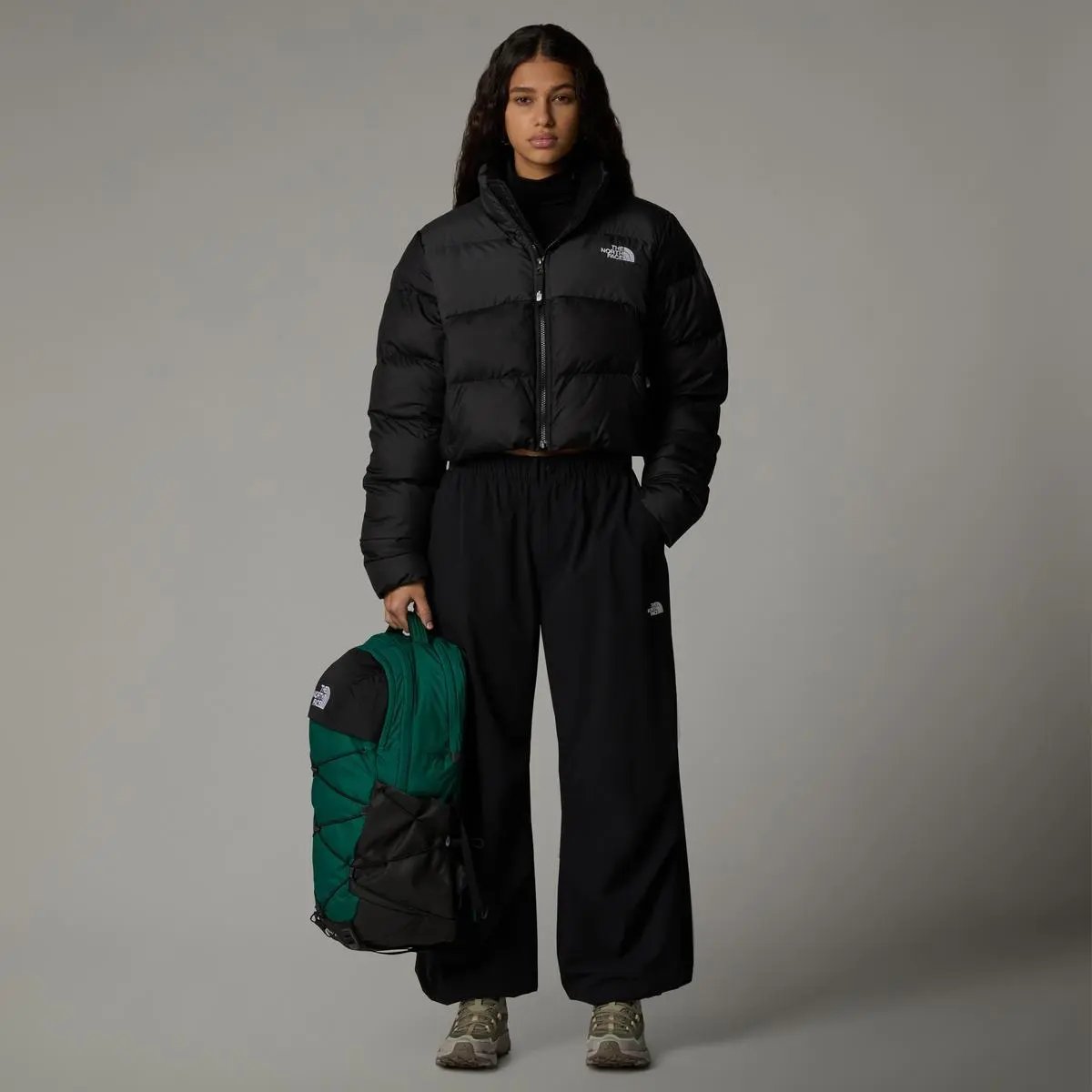 NF0A89JC W CROPPED SAIKURU NERO THE NORTH FACE
