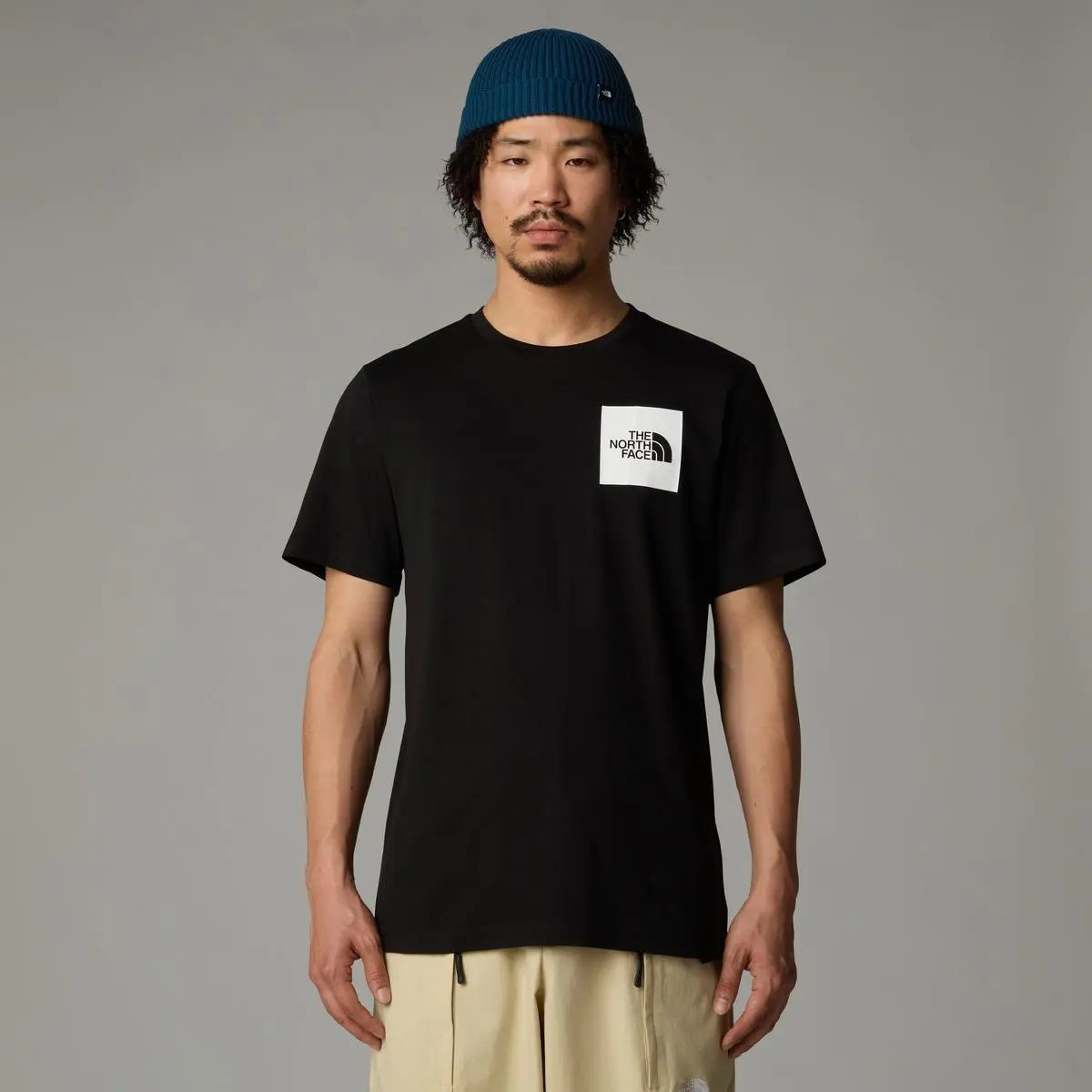 NF0A8A6M M SS FINE TEE NERO THE NORTH FACE