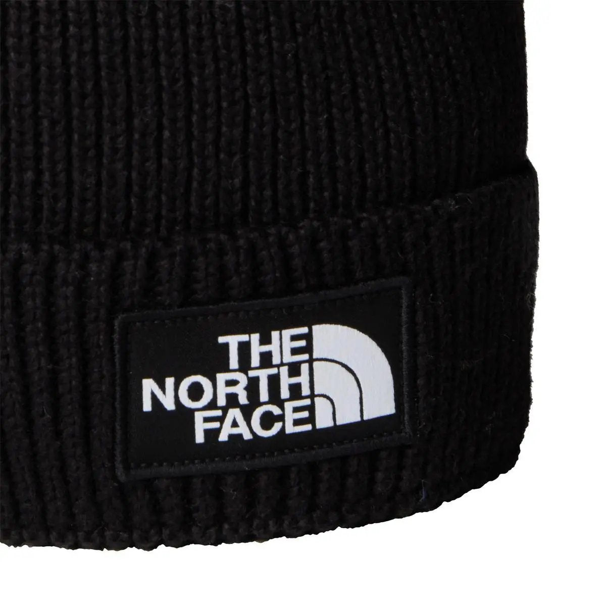 NF0A8CHF TNF LOGO BOX POM BEANIE NERO THE NORTH FACE