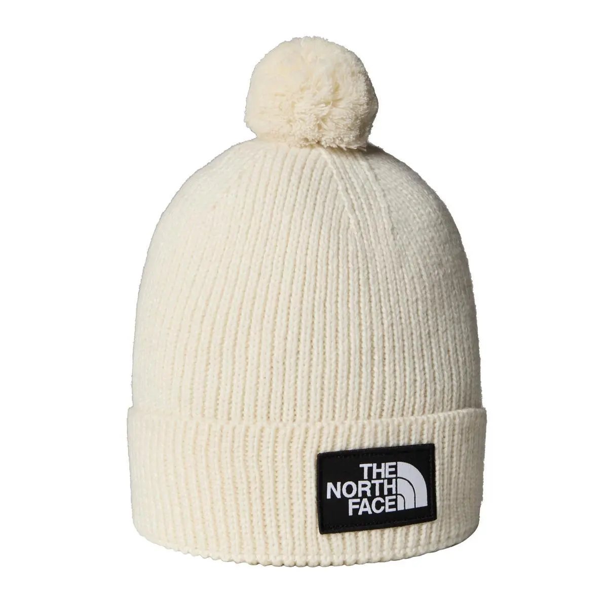 NF0A8CHF TNF LOGO BOX POM BEANIE PANNA THE NORTH FACE