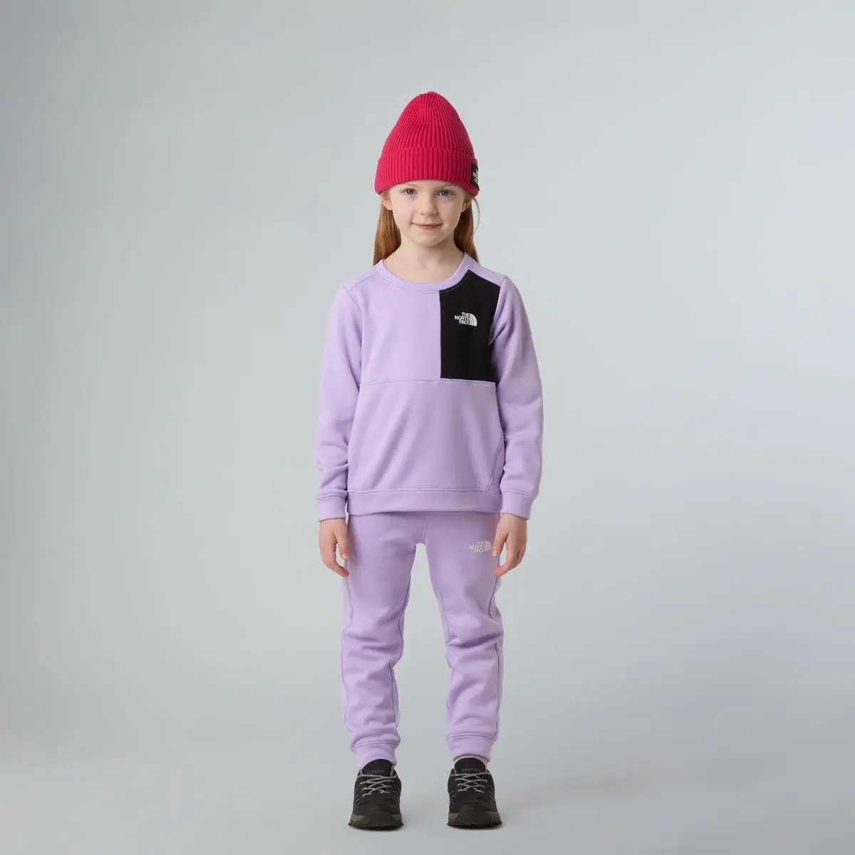 NF0A8CV0 KID PERF FLEECE SET LILLA THE NORTH FACE