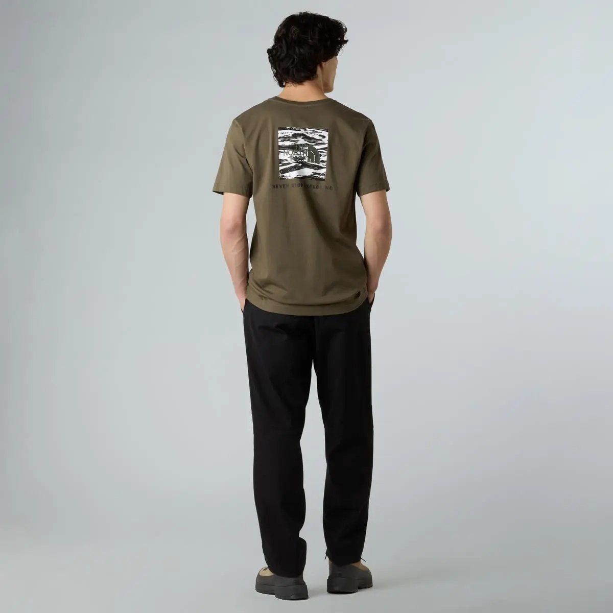 NF0A8E3H M BOX NSE EDGE OF LIGHT INFILL S/S TEE MARRONE THE NORTH FACE