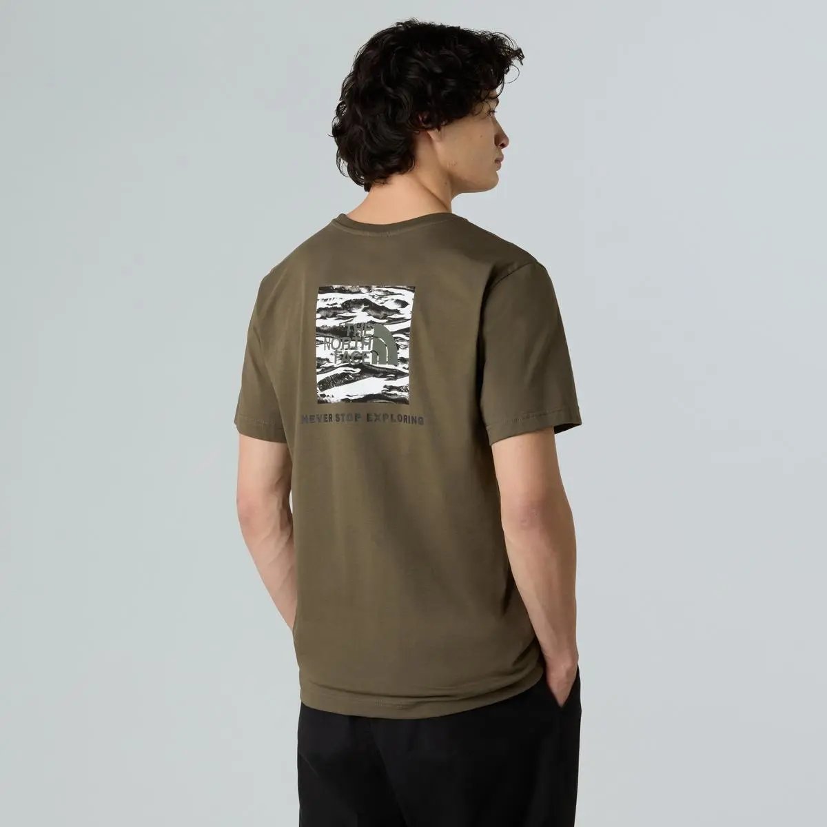 NF0A8E3H M BOX NSE EDGE OF LIGHT INFILL S/S TEE MARRONE THE NORTH FACE