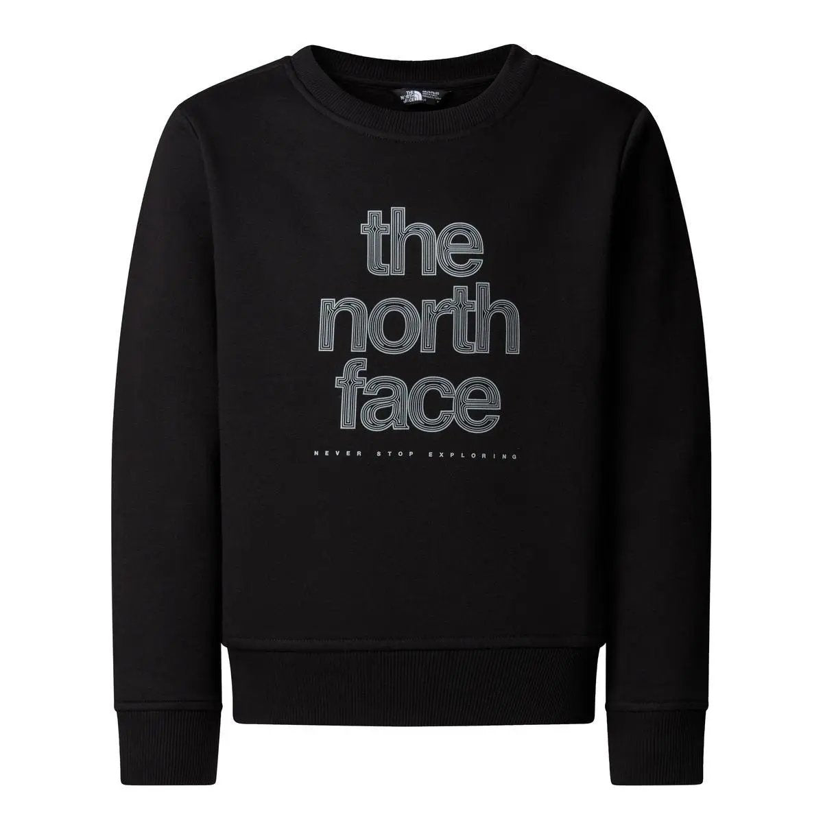 NF0A8EAP G REFLECT LOGO CREW NERO THE NORTH FACE