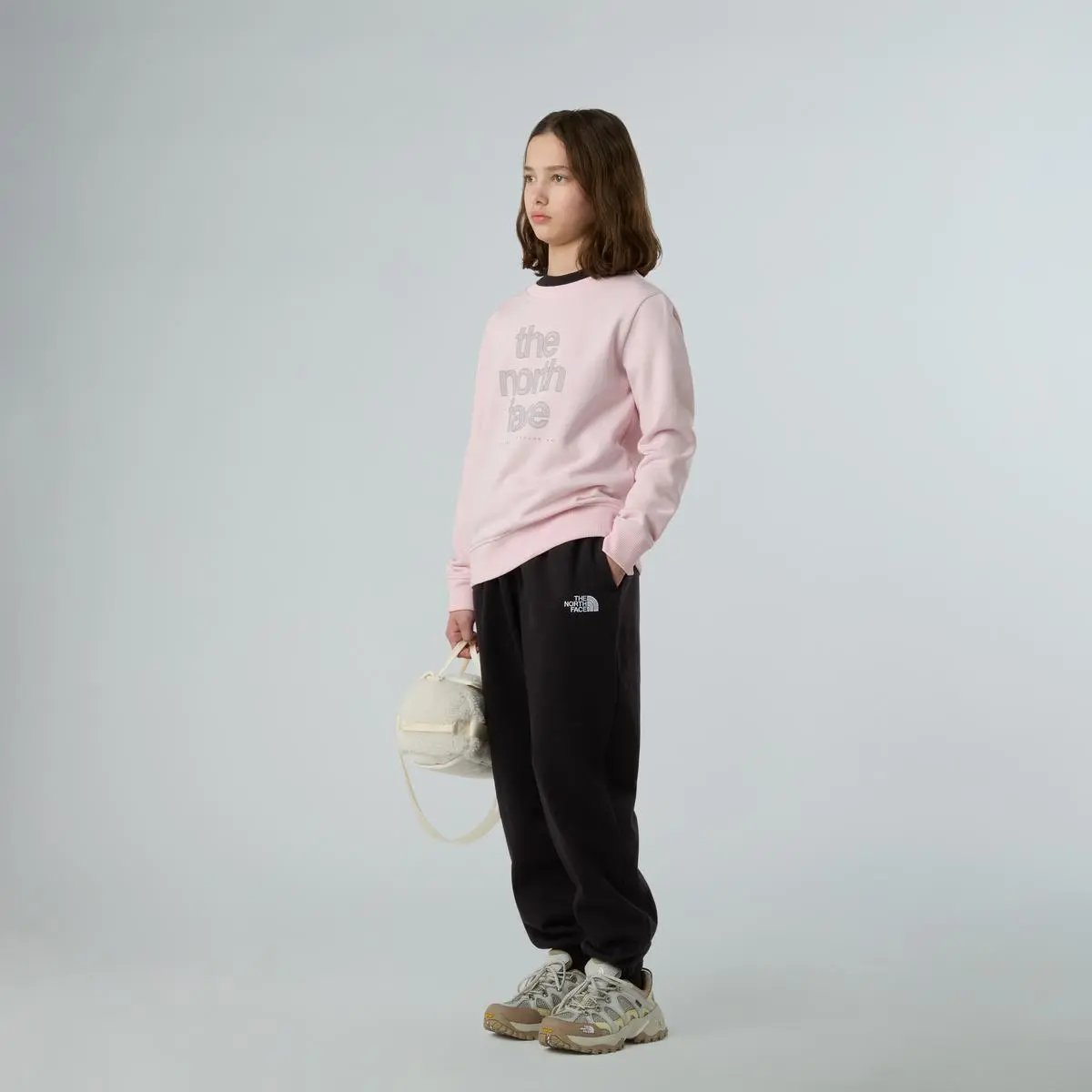 NF0A8EAP G REFLECT LOGO CREW ROSA THE NORTH FACE