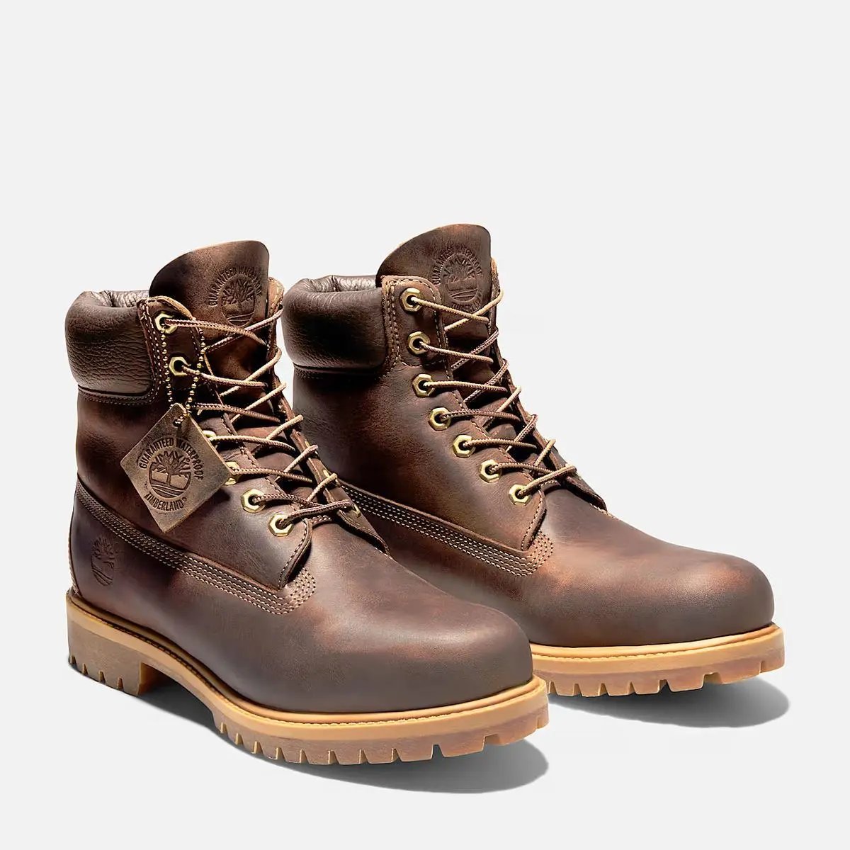 TB127097 PREM 6 IN LACE WATERPROOF MARRONE TIMBERLAND