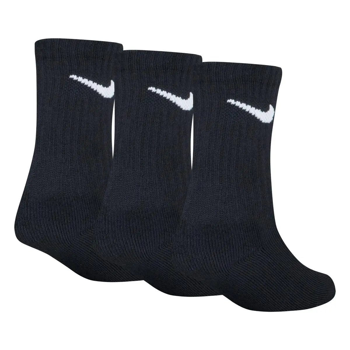 UN0027 BASIC PACK CREW 3PK NERO NIKE