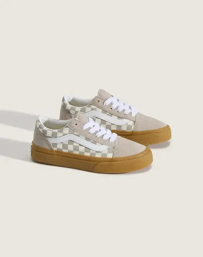 VN000Y1B OLD SKOOL GUM CHECK BEIGE VANS