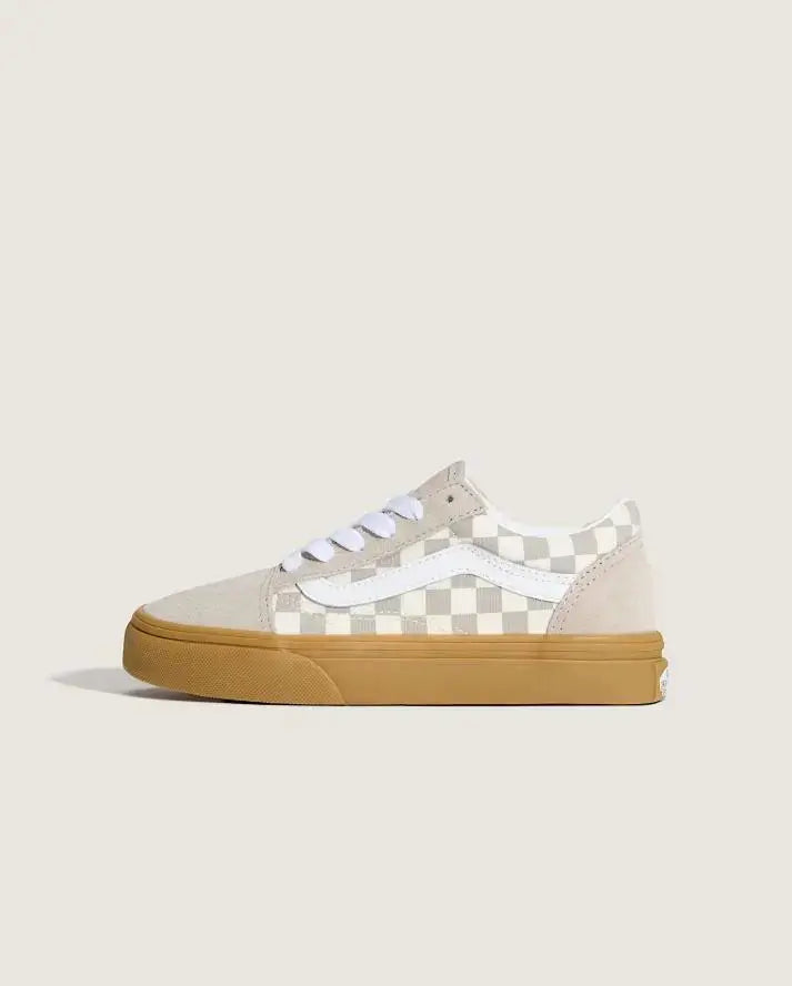 VN000Y1B OLD SKOOL GUM CHECK BEIGE VANS