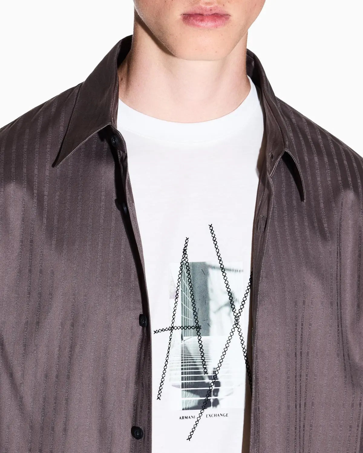XM001440 AF10358 T-SHIRT BIANCO ARMANI