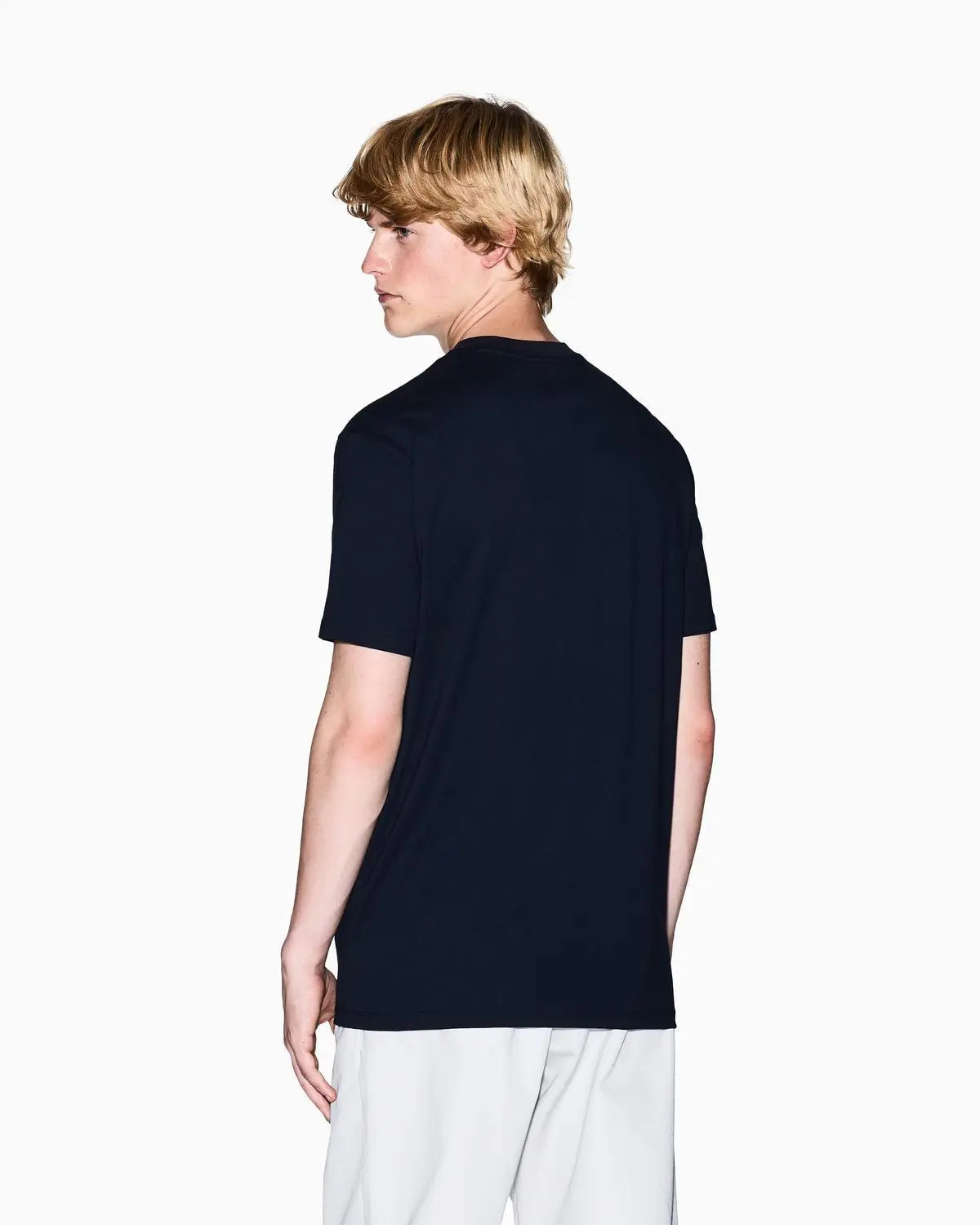 XM001440 AF10358 T-SHIRT BLU NAVY ARMANI