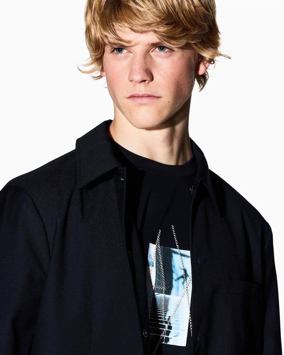 XM001440 AF10358 T-SHIRT BLU NAVY ARMANI
