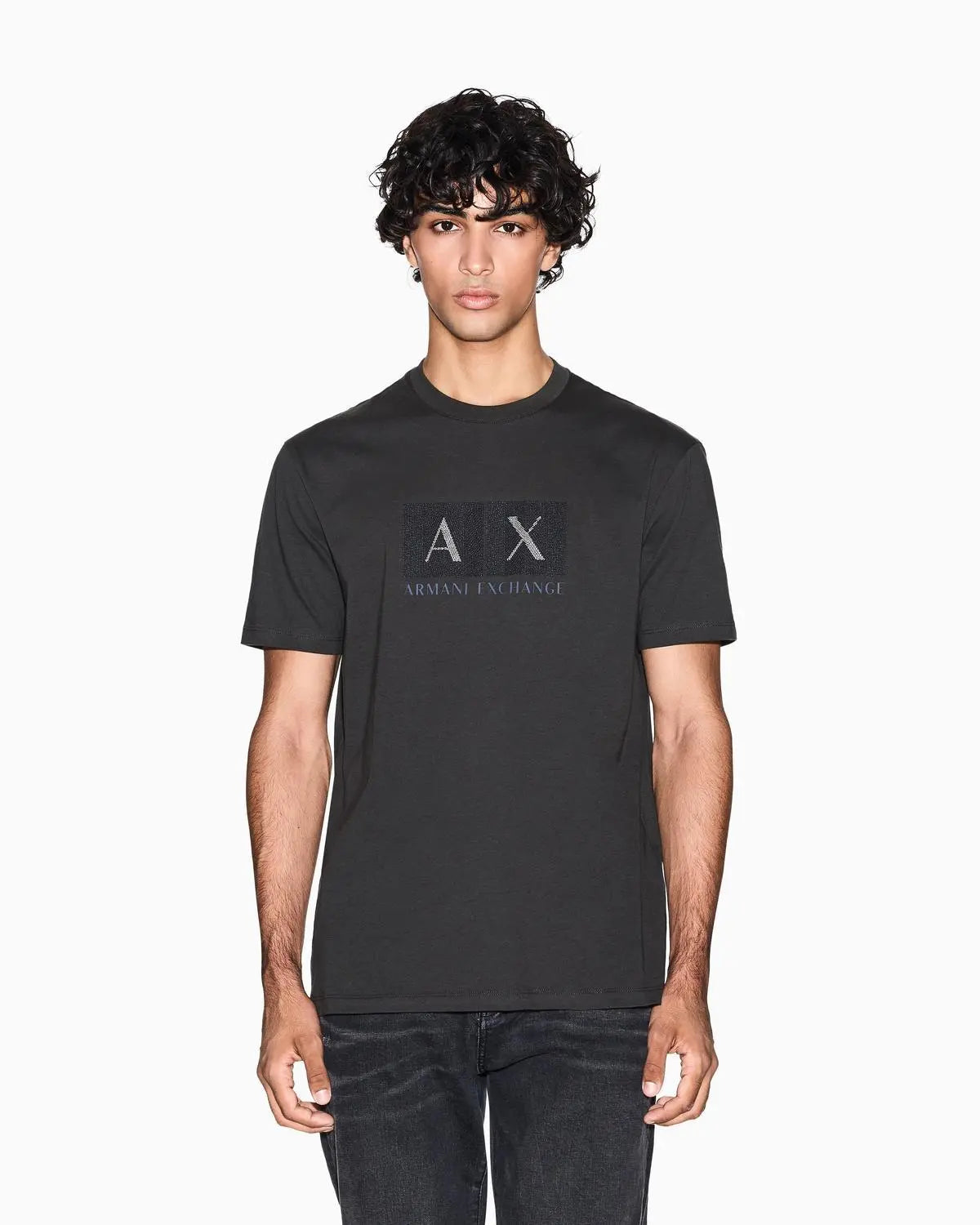 XM001463 AF10356 T-SHIRT CIOCCOLATO ARMANI