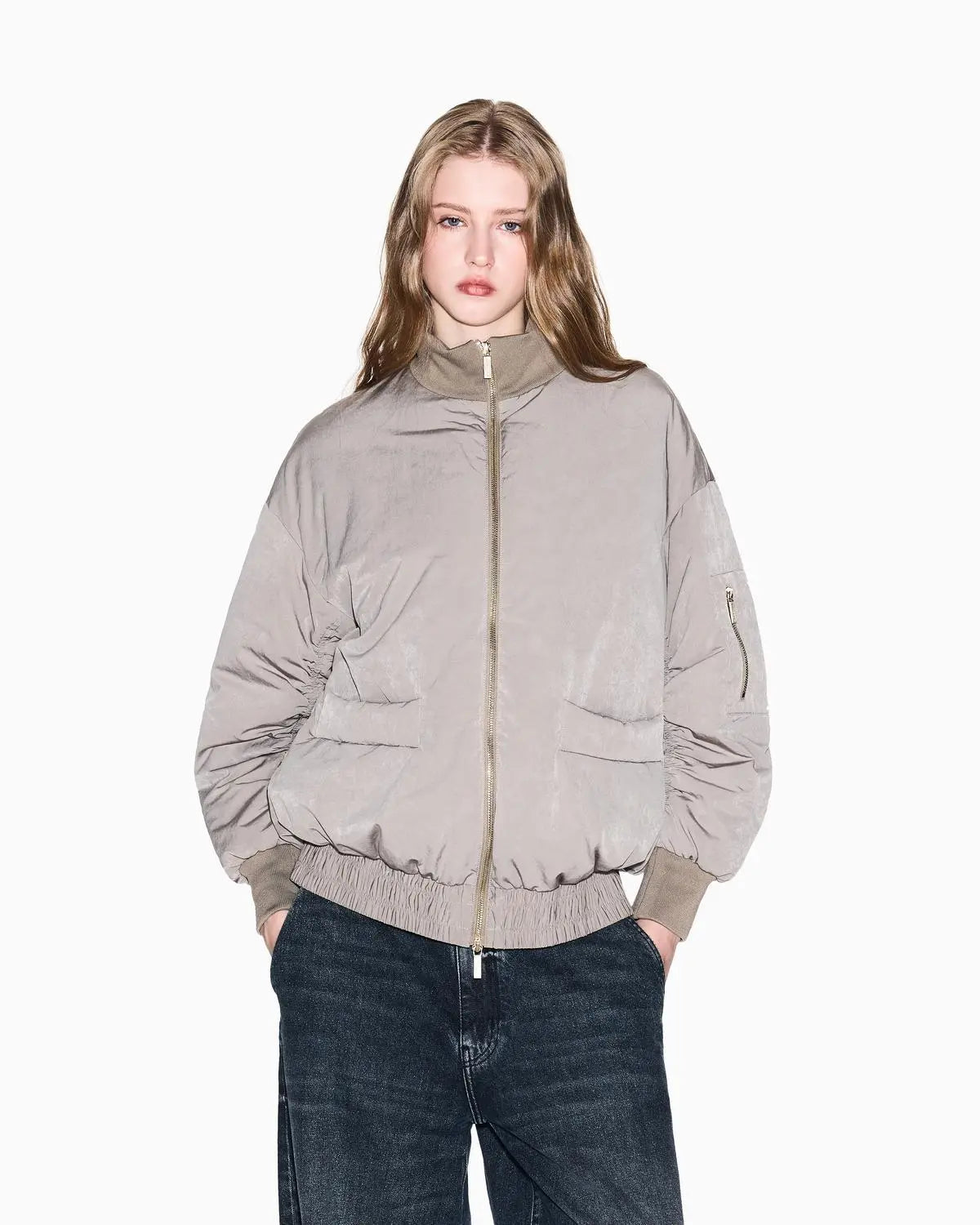 XW000670 AF16210 BLOUSON JACKET MARRONE ARMANI